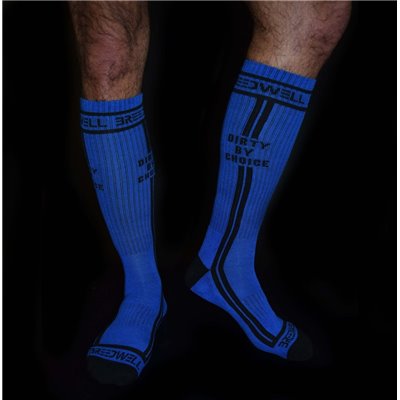 BREEDWELL Dirty By Choice"" Socks (Blue)