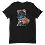 Playful Puppy - Blue Mask - Short-Sleeve Unisex T-Shirt