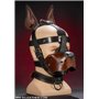 Bondage Dog Muzzle Brown