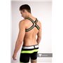 MASKULO - Men’s Fetish Chest Harness Neon Green