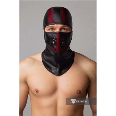 MASKULO - Color-Under Fetish Balaclava Red