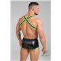 MASKULO - Bulldog Elastic Harness Neon Green