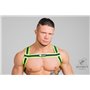 MASKULO - Bulldog Elastic Harness Neon Green