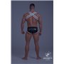 MASKULO - Bulldog Elastic Harness Neon White