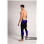 MASKULO - Men's Fetish Leggings Codpiece Royal Blue