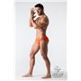MASKULO - BeGuard Swimming Briefs with Contrasting Details Orange