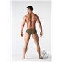 MASKULO - BeGuard Swimming Briefs with Contrasting Details Olive
