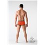 MASKULO - BeGuard Swimming Trunks with Zip Imitation on the Front Orange