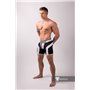 MASKULO - Men's Fetish Shorts Codpiece Open Rear Neon White
