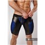 MASKULO - Color-Under Men's Fetish Shorts Zipped rear Royal Blue