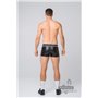 MASKULO - Men’s Fetish Leatherette Shorts White