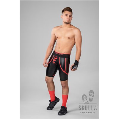 MASKULO - Men’s Fetish Cycling Shorts Red