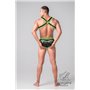 MASKULO - Youngero Y Men's Fetish Bulldog Harness Neon Green