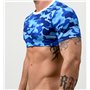 Project Claude Blue Camo Crop Top