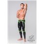 MASKULO - Men's Fetish Leggings Codpiece Open Rear Neon Green