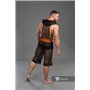 MASKULO - Men's Fetish Tank Top Mesh Neon Orange