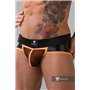 MASKULO - Briefs Mesh Codpiece Regular Rear Neon Orange