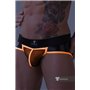 MASKULO - Briefs Mesh Codpiece Regular Rear Neon Orange