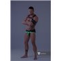 MASKULO - Briefs Mesh Codpiece Regular Rear Neon Green