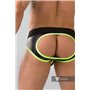 MASKULO - Briefs Mesh Codpiece Open Rear Neon Green