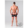 MASKULO - Fetish Shorts Codpiece Open Rear Red