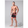 MASKULO - Fetish Shorts Codpiece Zippered Rear Red