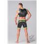 MASKULO - Fetish Shorts Codpiece Zippered Rear Neon Green