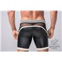 MASKULO - Fetish Shorts Codpiece Zippered Rear White