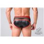 MASKULO - Fetish Briefs Codpiece Zippered Rear Red