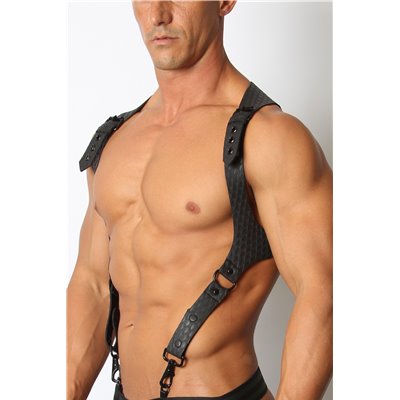Cyclone Neoprene Harness Black