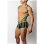 Gunner Lace Up Jock Trunk Green