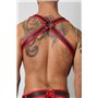 Gunner Neoprene Harness Red