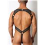 Prowler 2.0 Neoprene Body Harness w/ Jock Armour Black