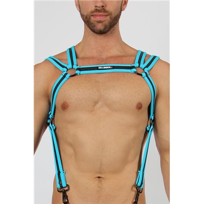 Trident Neoprene Harness Turquoise