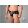 EnForce Shot Belt Codpiece Briefs Regular Rear Black