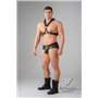 EnForce Shot Belt Codpiece Briefs Zipped Rear Black