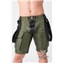 EnForce Two-Sides Zippered Shorts Dark Olive