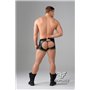 EnForce Waist-high Codpiece Trunks Open Rear Black