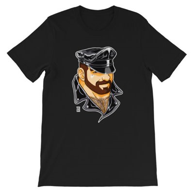 Adam Likes Leather - Short-Sleeve Unisex T-Shirt