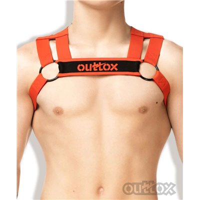 Outtox Bulldog Harness Red