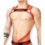 Outtox Bulldog Harness With Cockring Red