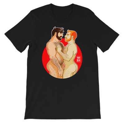 Adam Loves Ben - Red Circle - T-Shirt