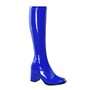 GoGo Stretch Boots Blue 3" Heel