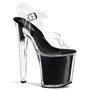 Xtreme Sandal Black 8" Heel