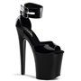 Xtreme Black Platform 8" Heel