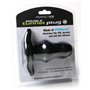 Perfect Fit - Double Tunnel Plug Medium Black