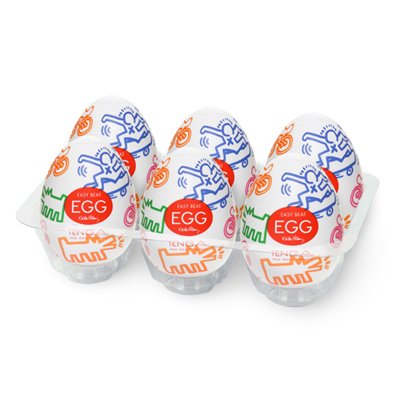 Tenga - Keith Haring Egg Street (6 Pieces)