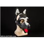 Mr-S Leather Howler Muzzle: Light Grey
