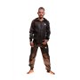 Addikt Track Jacket: Brown & Silver