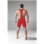 MASKULO - Wrestling Singlet Codpiece Thigh Pads Red